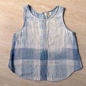 Cloth & Stone Plaid Top